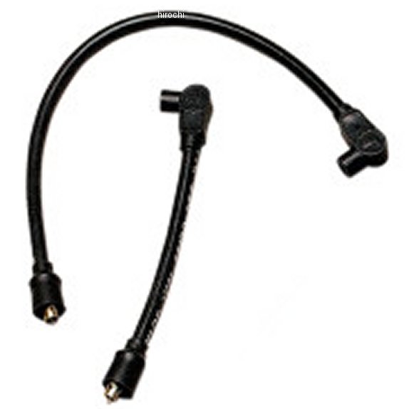 【USA在庫あり】 Sumax 10.4mm プラグコード 80年-98年 ツーリング 黒 DS-242002 JP店