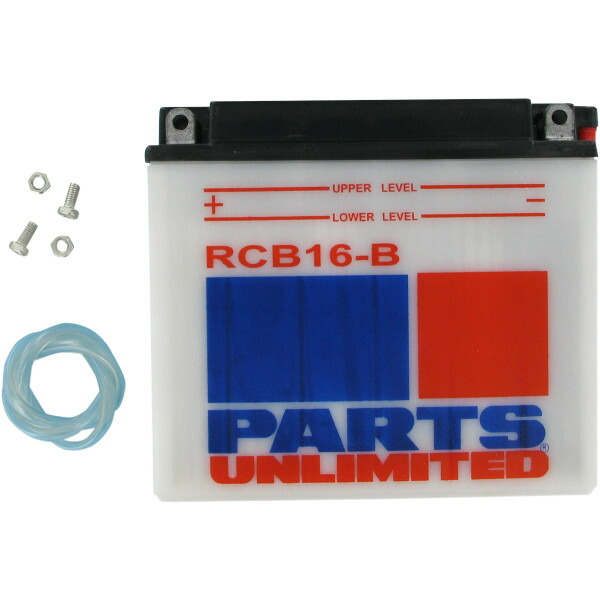【USA在庫あり】 YB16B パーツアンリミテッド Parts Unlimited 耐久バッテリー 開放型 84年-96年 ハーレー RCB16-B JP店