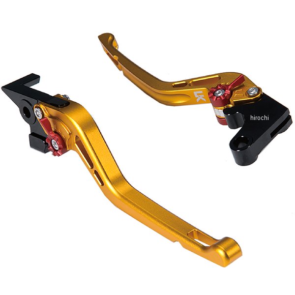 【メーカー在庫あり】 ユーカナヤ U-KANAYA ビレットレバーセット GPタイプ ロング 20年以降 CRF1000L マットゴールド HO110-144-0512 JP店