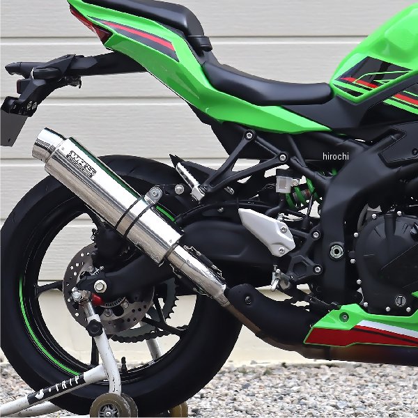 ダブルアールズ WR'Sラウンド スリップオンマフラー ZX-4R SE ステンレスサイレンサー BF4440JM JP店