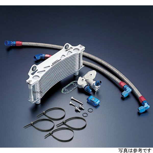 ACTIVE アクティブ オイルクーラーキット サーモ対応 サイド廻し/ラウンド #6 9-13R 93年 GSX1100S シルバー AC14035313C JP店