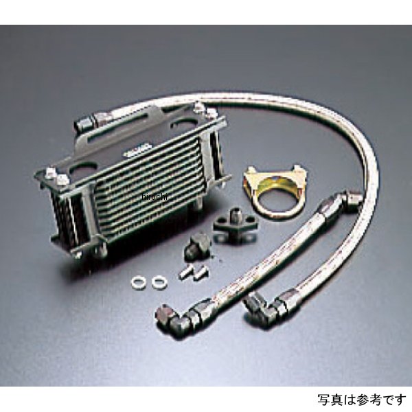 ACTIVE アクティブ オイルクーラーキット (縦) ストレート #6 9-7R 00年以前 SR500、09年以前 SR400 ブラック仕様 AC14054207B JP店