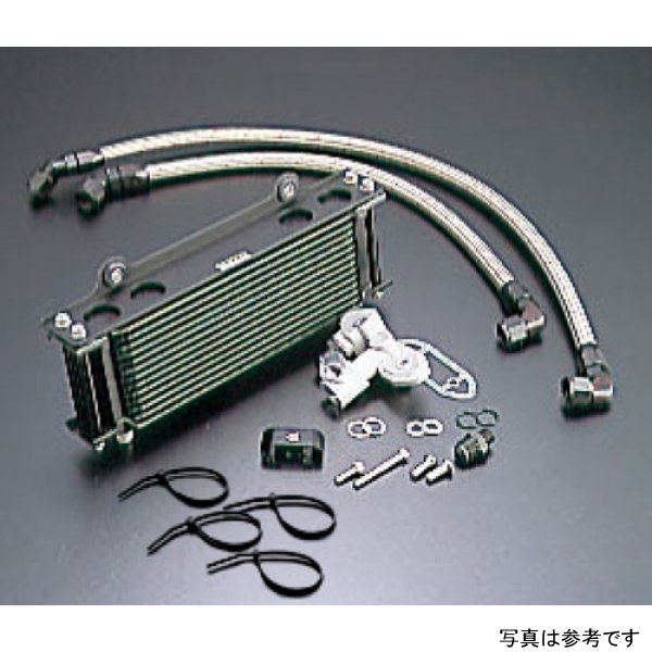 ACTIVE アクティブ オイルクーラーキット サーモ対応 サイド廻し/ストレート #6 9-10R 93年 GSX1100S ブラック仕様 AC14055120BC JP店