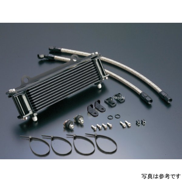 ACTIVE アクティブ オイルクーラーキット サーモ対応 サイド廻し/ストレート #6 9-10R 83年-85年 GPZ750、GPZ750F ブラック仕様 AC14057130BC JP店