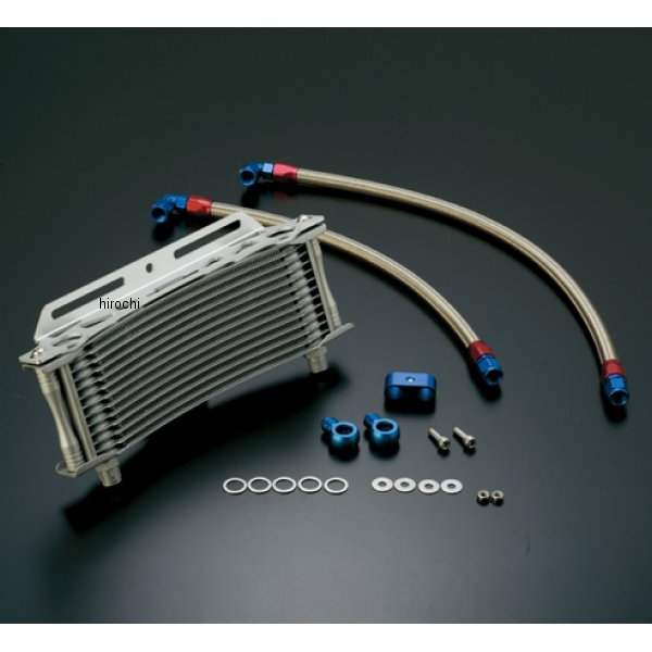 ACTIVE アクティブ オイルクーラーキット ラウンド #6 11-13R GPZ750R、GPZ900R シルバー AC14038913 JP店