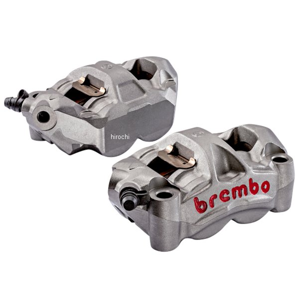 ブレンボ brembo M-50 ラジアル モノブロック 4P キャリパー 左右セット φ30 チタニウムアルマイト レッドロゴ 220.A885.10 JP店｜株式会社ヒロチー商事 店