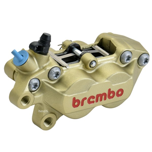 【メーカー在庫あり】 ブレンボ brembo P4-40R アキシャル 4P キャリパー 左 φ30/34 取付ピッチ:40mm ゴールド レッドロゴ 20.5165.74 JP店