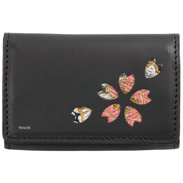 【メーカー在庫あり】 デグナー DEGNER 花山レザー名刺ケース 黒/都桜 W-130K JP店