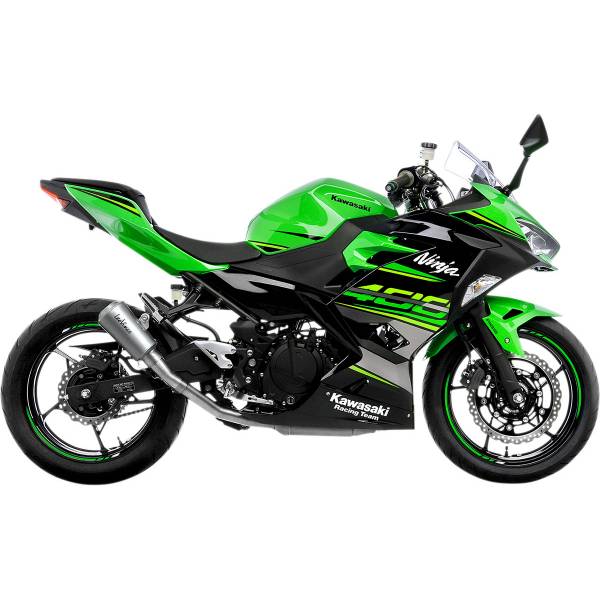 【USA在庫あり】 LEOVINCE LV-10 スリップオンマフラー 24年 Ninja 500 シルバー 1811-3537 JP店