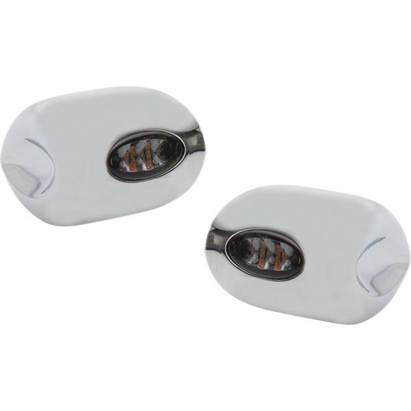 【USA在庫あり】 KODLIN USA Elypse LED フロント ターン シグナル 22年-23年 ハーレー FXLRST クローム 2020-1926 JP店