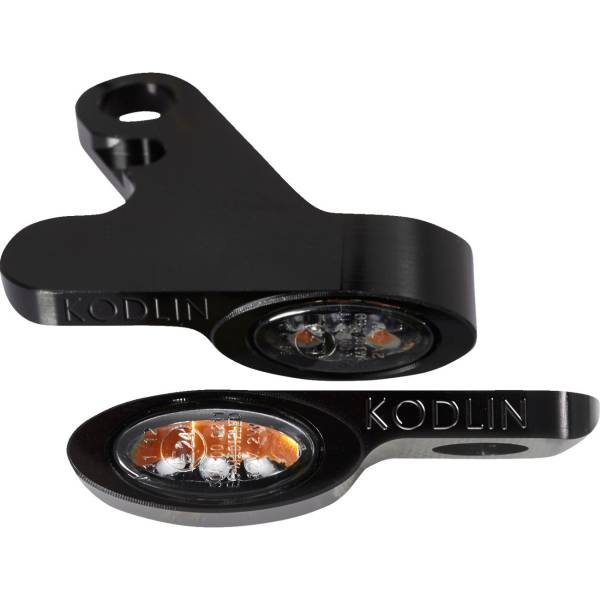 【USA在庫あり】 KODLIN USA Elypse LED 2-1 フロントターンシグナル 20年-23年 ハーレー FXLRS 黒 2040-2916 JP店
