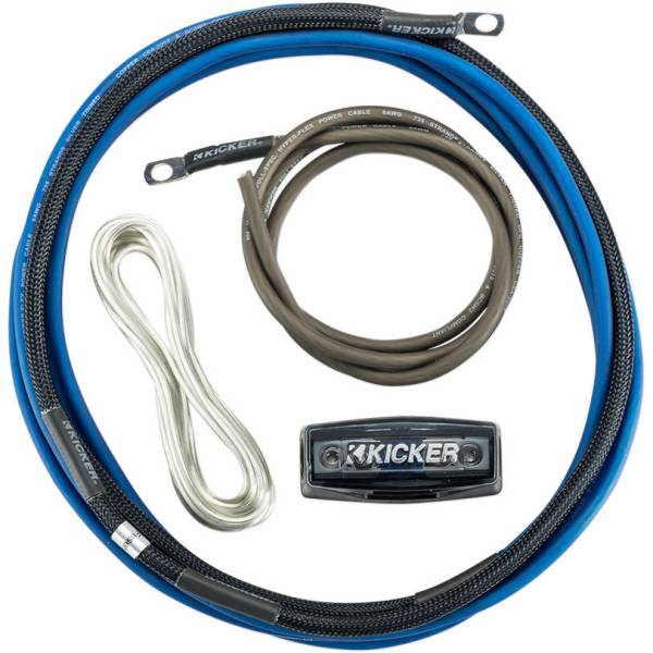 【USA在庫あり】 Kicker 8-Gauge アンプ電源配線キット 青 2120-0978 JP店