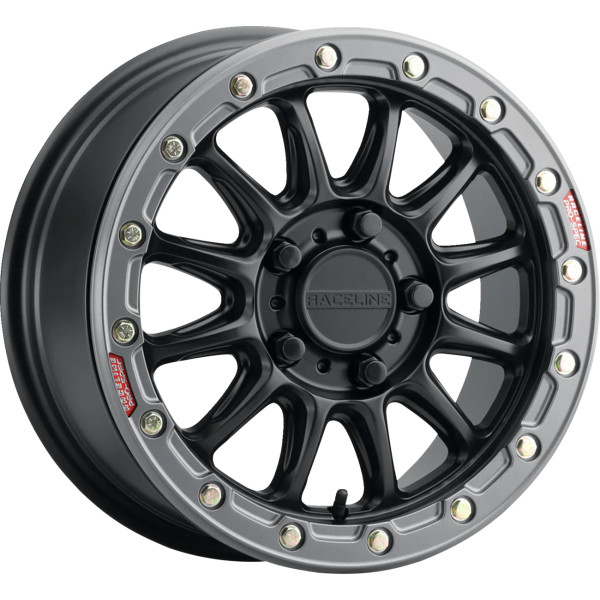 【USA在庫あり】 Raceline Wheels Alpha Beadlock ホイール 15x7 - 5/114.3 - 6+1 (+53 mm) ガンメタ 0230-1433 JP店