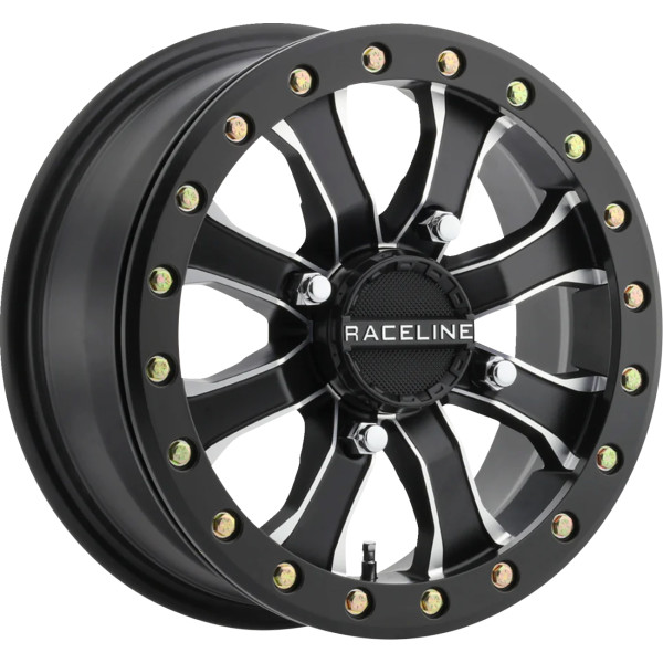 【USA在庫あり】 Raceline Wheels Black Mamba Beadlock ホイール 15x6 - 4/156 - 5+1 黒 0230-1446 JP店