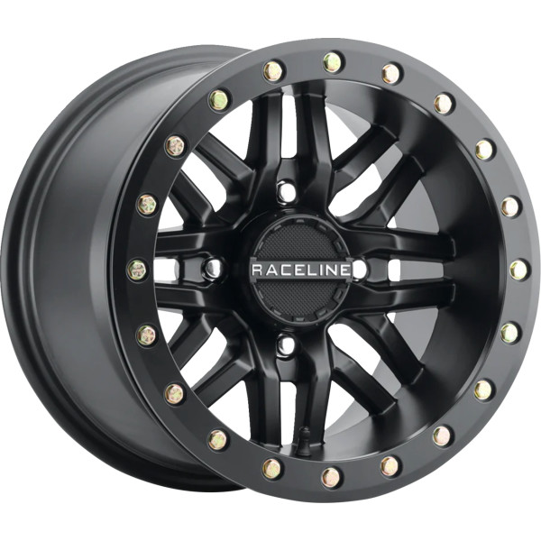 【USA在庫あり】 Raceline Wheels Ryno Beadlock ホイール 15x10 - 4/137 - 5+5 黒 0230-1462 JP店