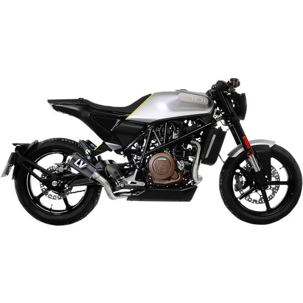 【USA在庫あり】 LEOVINCE LV-10 スリップオンマフラー 20年-23年 ハスクバーナ Vitpilen 401 黒 1811-4088 JP店