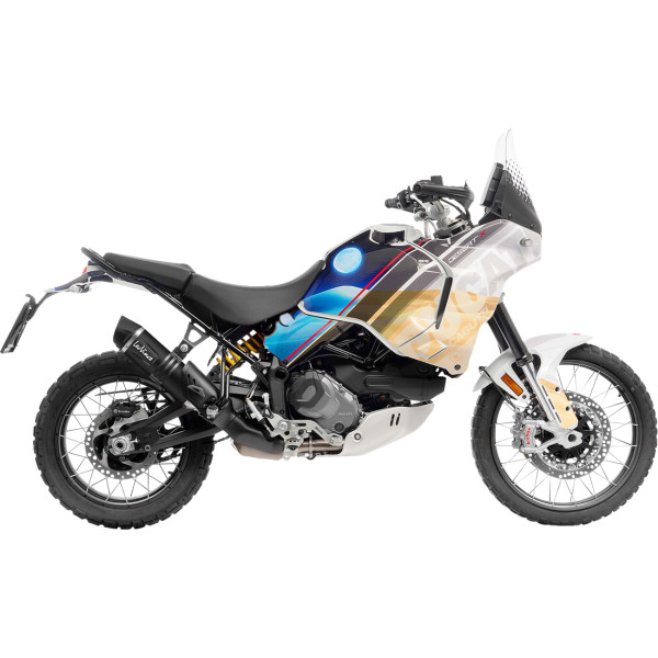【USA在庫あり】 LEOVINCE LV One EVO?スリップオンマフラー 22年-23年 ドゥカティ DesertX 黒 1811-4443 JP店
