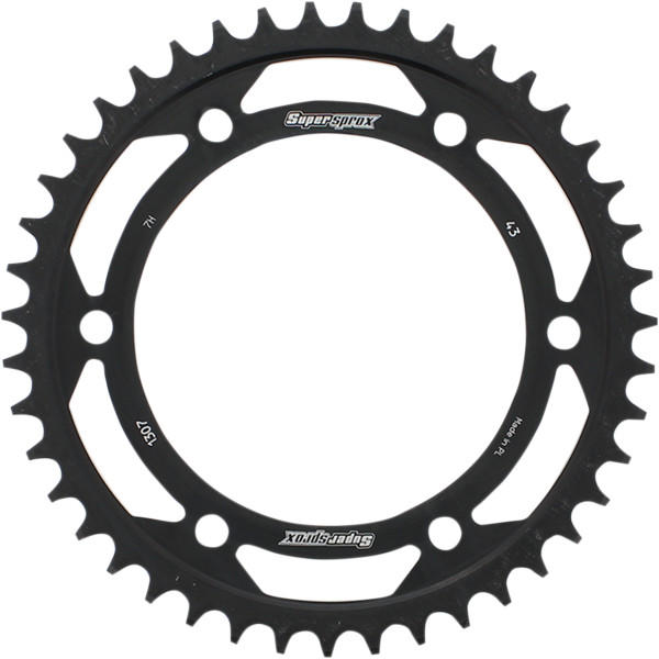 【USA在庫あり】 SUPERSPROX レーシング スチール リア スプロケット 525/43T 15年-16年 CBR600RAA 黒 1210-1871 JP店