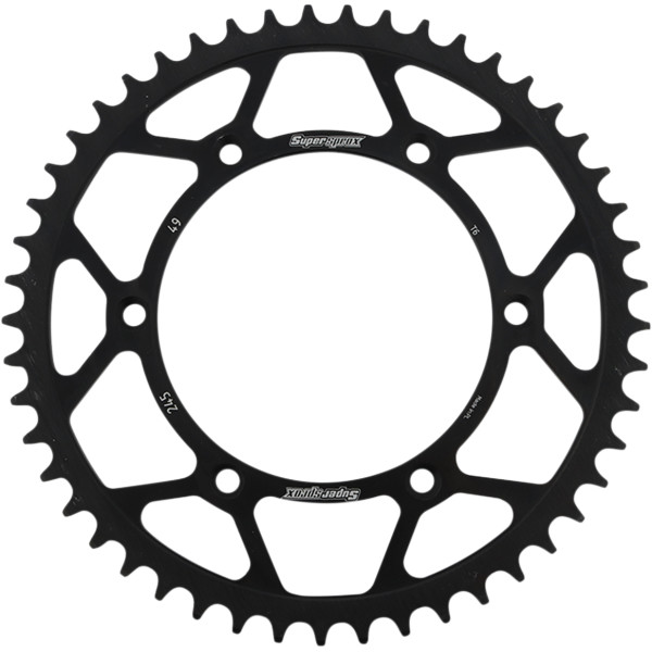 【USA在庫あり】 SUPERSPROX スチール リア スプロケット 49T 08年-11年 WR250X 黒 1210-1892 JP店