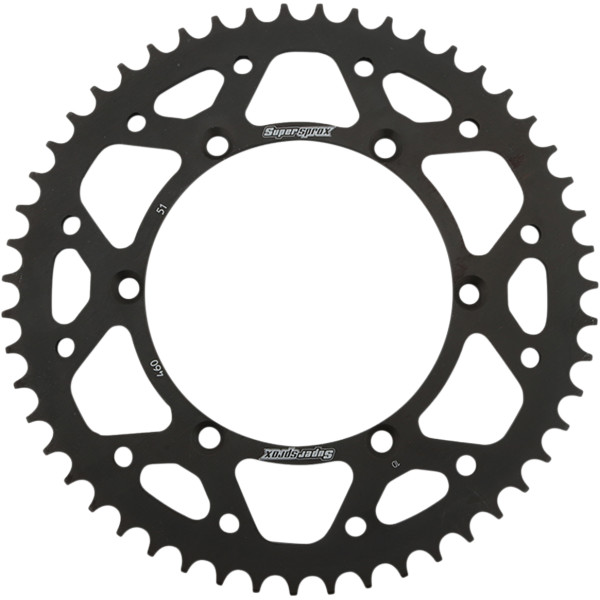 【USA在庫あり】 SUPERSPROX スチール リア スプロケット 520/51T 21年-22年 KX450X 黒 1210-1905 JP店