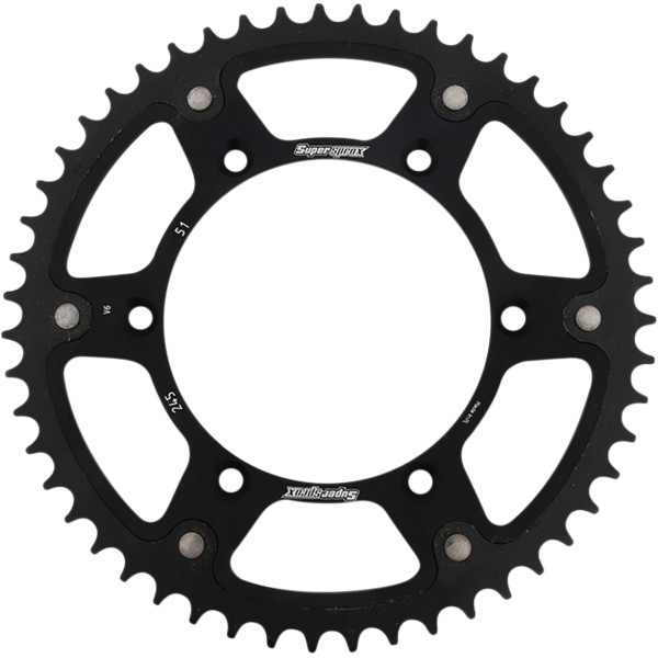 【USA在庫あり】 SUPERSPROX ステルス リア スプロケット 520/51T 20年-22年 YZ125X 黒 1210-1992 JP店