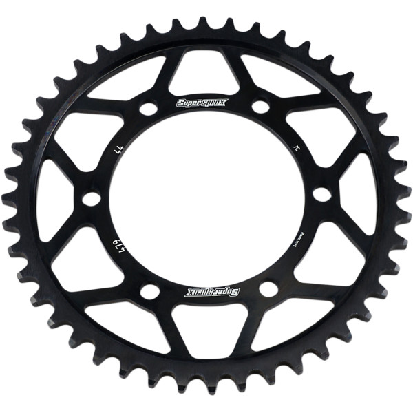 【USA在庫あり】 SUPERSPROX レーシング スチール リア スプロケット 530/44T 15年-17年 EN650 Vulcan S 黒 1210-2164 JP店
