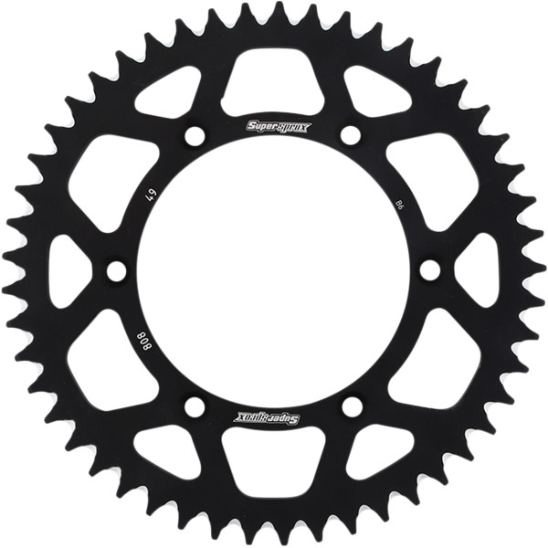 【USA在庫あり】 SUPERSPROX アルミリアスプロケット 520/49T 08年-20年 RM-Z450 黒 1211-1949 JP店