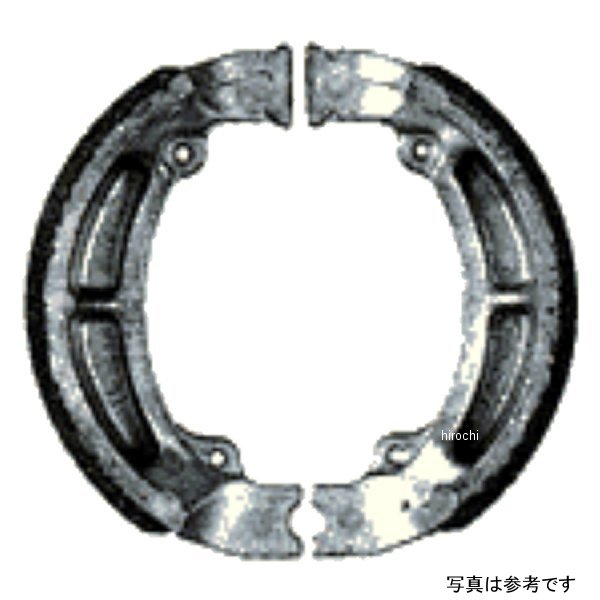 ベスラ Vesrah ブレーキシュー ハイグレード溝付き 82年-09年 W400、KL250R VB-416NSQ JP店