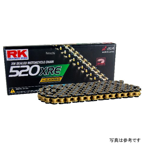 【メーカー在庫あり】 RKジャパン チェーン 100L ED BLACKGOLD 520XRE JP店