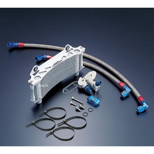 ACTIVE アクティブ オイルクーラーキット サイド廻し/ラウンド #6 9-13R 93年 GSX1100S シルバー AC14035313 JP店