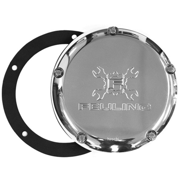 【メーカー在庫あり】 FEULING フューリング ギアクロスロゴ ダービーカバーラージ5穴 ポリッシュ 9161 JP店