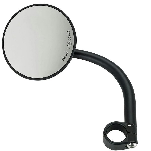 【メーカー在庫あり】 Biltwell ビルトウェル 7/8in ユーティリティラウンドワイドミラー ブラック 6503-578-131 JP店
