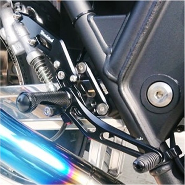 ウッドストック WOODSTOCK バックステップキット ZRX1100、ZRX1200 オールブラック WBS-K06-BB JP店｜株式会社ヒロチー商事 店