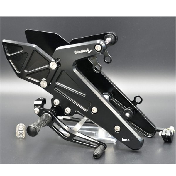 ウッドストック WOODSTOCK バックステップキット 14年-17年 Ninja400 黒 WBS-K33-BB JP店