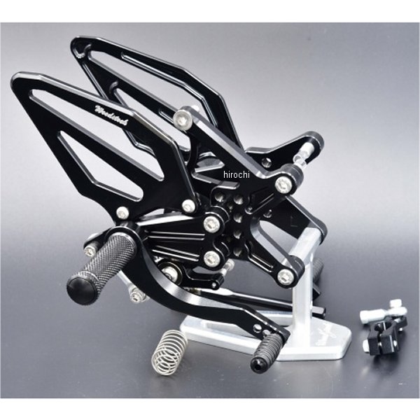 ウッドストック WOODSTOCK バックステップキット 16年-20年 ZX-10R 黒 WBS-K34-BB JP店