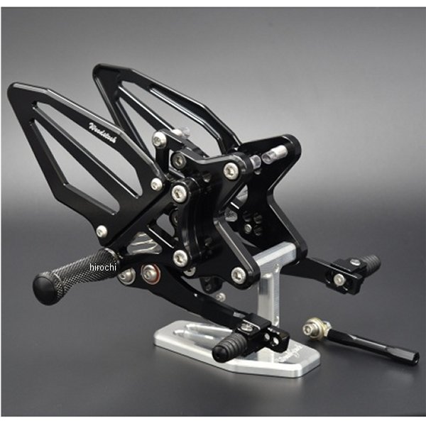 ウッドストック WOODSTOCK バックステップキット STDペダル/STDステップバー 20年以降 ZX-25R SE/SE KRT 黒 WBS-K42SE-BB JP店｜株式会社ヒロチー商事 店