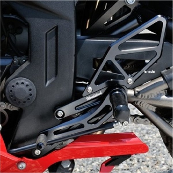ウッドストック WOODSTOCK バックステップキット Megelli250r 黒 WBS-M01-BB JP店｜株式会社ヒロチー商事 店