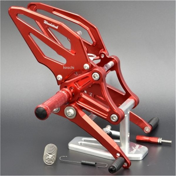 ウッドストック WOODSTOCK バックステップキット 21年以降 HAYABUSA 赤 WBS-S20-RD JP店
