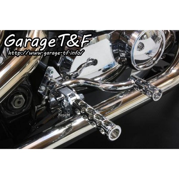 ガレージT＆F ミッドコントロールキット コンバット(メッキ) ドラッグスター400 メッキ DS400MC08 JP店