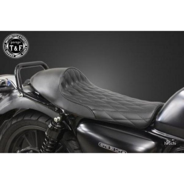 【ガレージT&F製】GB350用カフェシート（タックロール）美品 有限会社ガレージT&F / GB350 カフェシート(タックロール)