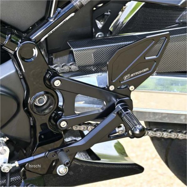 ストライカー STRIKER FORTIステップキット 4ポジション 23年以前 Z900RS、Z900RSCAFE 黒 SS-FT2158B JP店