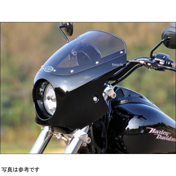 シックデザイン ティーラ ワイドヘッドカウル クリア 06年-17年 ハーレー ダイナ 未塗装 HC75 JP店