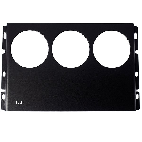 ジャスパフォーマンス Jass Performance オーディオメーターパネル Φ52mm用×3 NAロードスター 黒 2252 JP店