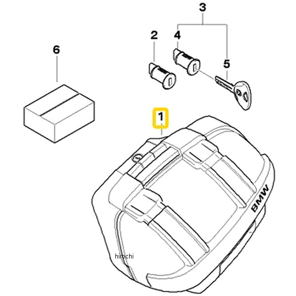 BMW純正 スポーツパニアケース LH 71607723511 JP店