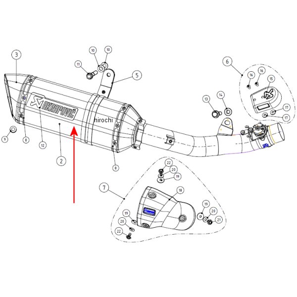 アクラポビッチ AKRAPOVIC リペア スリーブキット 12年以降 GSX-R1000 ステンレス P-RKS327RT30 JP店
