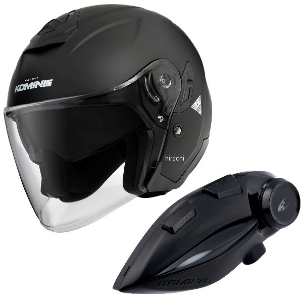 【メーカー在庫あり】 HK-172+i コミネ KOMINE フルフェイスヘルメット&モーターサイクルインターカム マットブラック Mサイズ HK-172 + i JP店