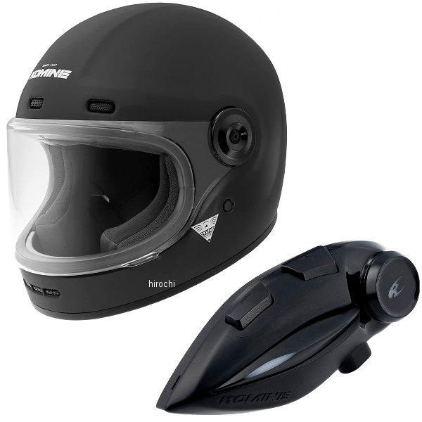【メーカー在庫あり】 HK-190+i コミネ KOMINE フルフェイスヘルメット&モーターサイクルインターカム マットブラック XLサイズ HK-190 + i JP店｜株式会社ヒロチー商事 店