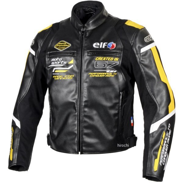エルフ elf 2024年秋冬モデル エヴォルツィオーネPUレザージャケット 黄 Mサイズ EJ-W120 JP店