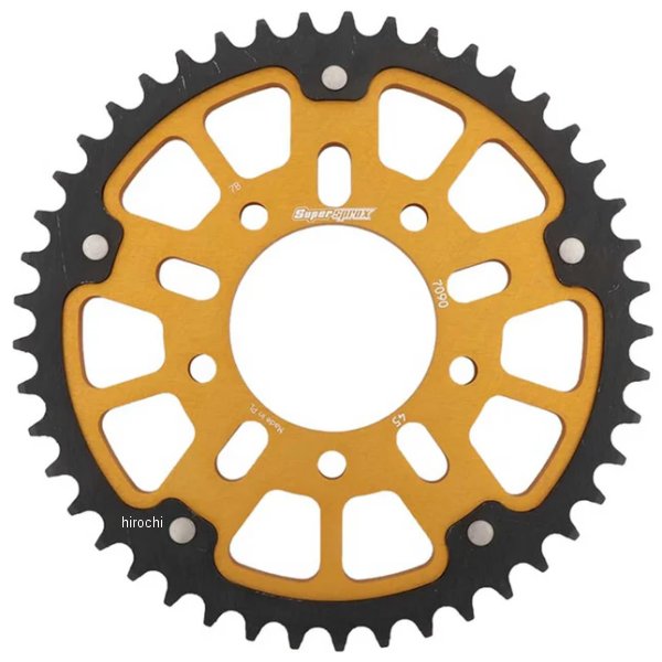 スーパースプロックス SUPERSPROX リアスプロケット ステルス 530-45T ゴールド RST-7090:45-GLD JP店｜株式会社ヒロチー商事 店 10,514円