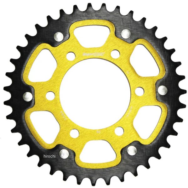 【メーカー在庫あり】 スーパースプロックス SUPERSPROX リアスプロケット ステルス 520-39T ゴールド RST-7094:39-GLD JP店